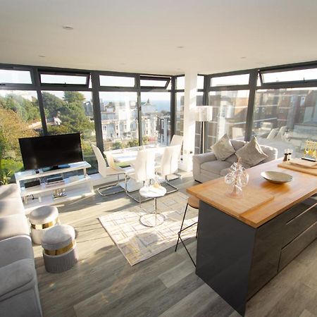 * Panoramic Penthouse With Sea & City Views Bournemouth Ngoại thất bức ảnh