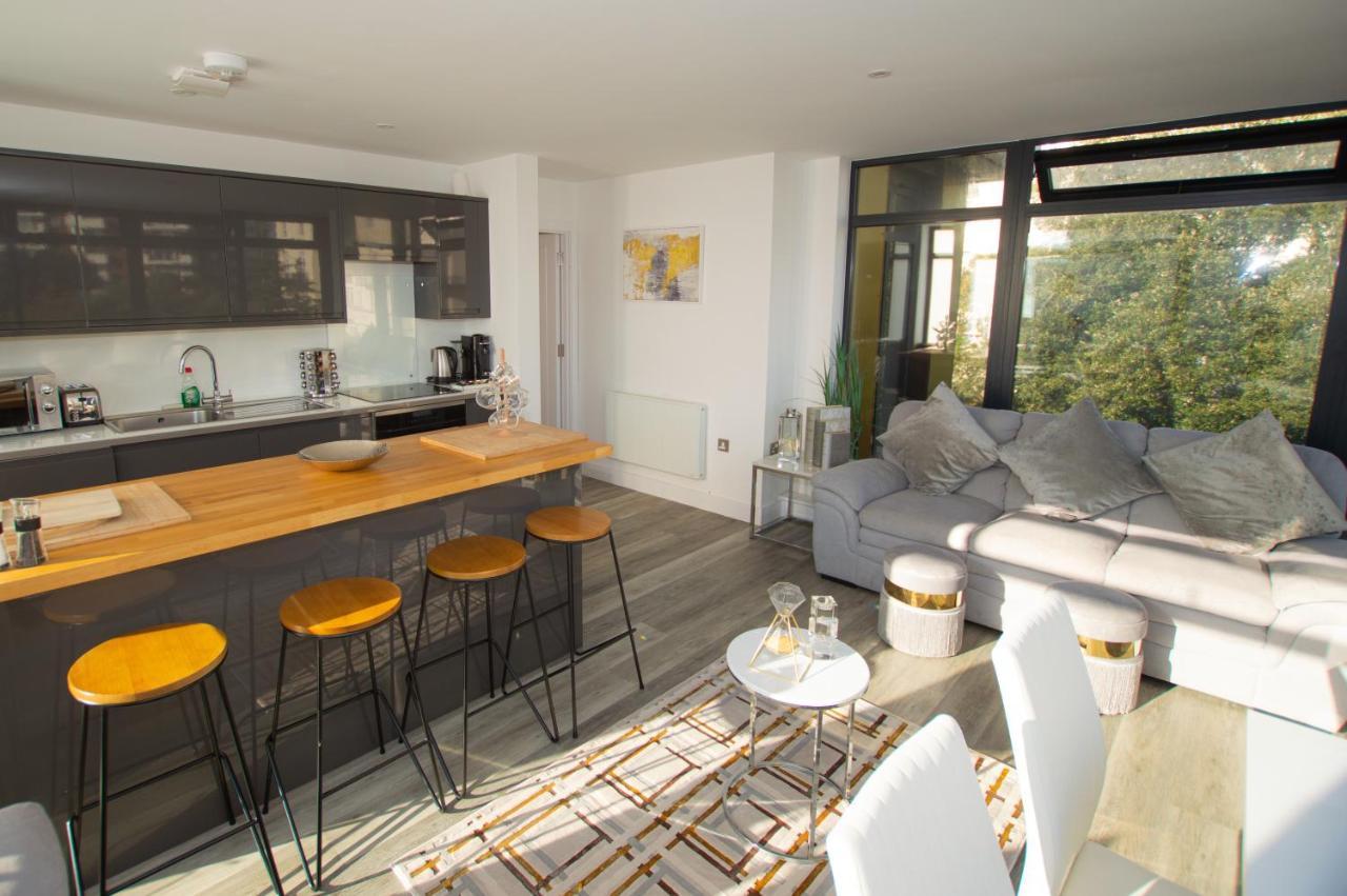 * Panoramic Penthouse With Sea & City Views Bournemouth Ngoại thất bức ảnh