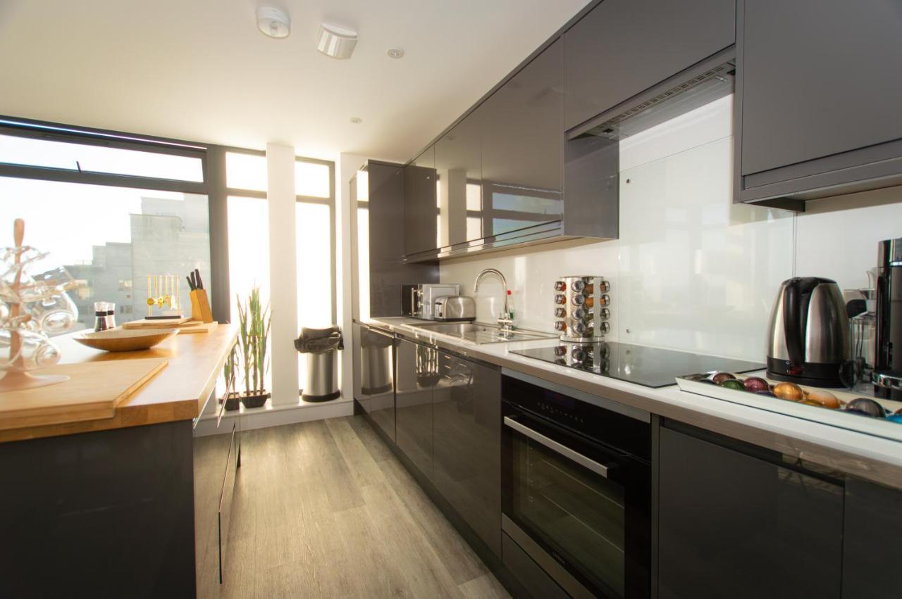 * Panoramic Penthouse With Sea & City Views Bournemouth Ngoại thất bức ảnh