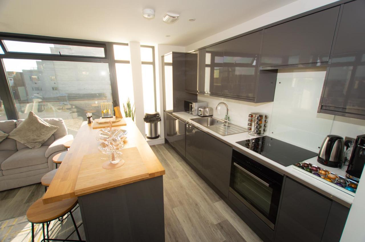 * Panoramic Penthouse With Sea & City Views Bournemouth Ngoại thất bức ảnh